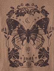 Girls Butterfly Graphic Tee