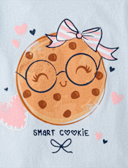 Baby And Toddler Girls Smart Cookie Graphic Tee