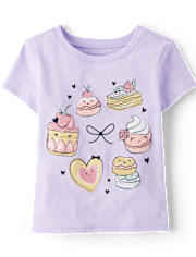 Baby And Toddler Girls Sweet Treats Graphic Tee