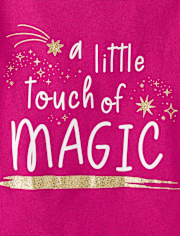 Baby And Toddler Girls Touch Of Magic Graphic Tee