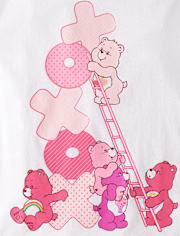 Girls Care Bears™ Ladder Valentine's Day Graphic Tee