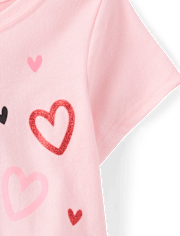 Baby And Toddler Girls Minnie Mouse™ Valentine's Day Graphic Tee