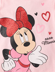 Baby And Toddler Girls Minnie Mouse™ Valentine's Day Graphic Tee