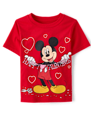 Baby And Toddler Boys Mickey Mouse™ Valentine's Day Graphic Tee