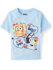 Baby And Toddler Boys Bluey™ Be Mine Valentine's Day Graphic Tee