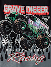 Boys Monster Jamâ¢ Grave Digger Graphic Tee
