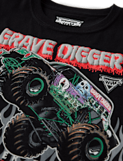 Boys Monster Jamâ¢ Grave Digger Graphic Tee