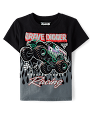 Boys Monster Jamâ¢ Grave Digger Graphic Tee