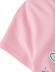 Baby And Toddler Girls Minnie Mouseâ¢ And Daisy Dancing Glitter Graphic Tee