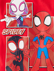 Baby And Toddler Boys Spidey And Friends™ Grid Graphic Tee