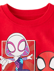 T-shirt graphique Spider-Man et ses amis pour bébés et tout-petits garçons