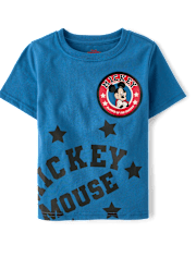 Baby And Toddler Boys Mickey Mouse™ Patch Graphic Tee