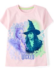 Girls Wickedâ¢ Glinda And Elphaba Graphic Tee