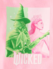 Baby And Toddler Girls Wicked™ Glinda And Elphaba Profile Graphic Tee