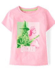 Baby And Toddler Girls Wicked™ Glinda And Elphaba Profile Graphic Tee