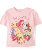T-shirt graphique oversize à paillettes Disney™ Princesses pour filles
