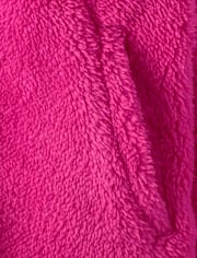 Girls Heavyweight Sherpa Zip Up Jacket