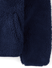 Girls Heavyweight Sherpa Zip Up Jacket