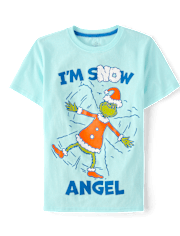 Boys Dr. Seuss The Grinch™ I'm Snow Angel Christmas Graphic Tee