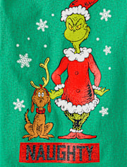 Baby And Toddler Boys Dr. Seuss The Grinch™ Naughty Christmas Graphic Tee