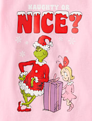 Baby And Toddler Girls Dr. Seuss The Grinch™ Nice Christmas Graphic Tee