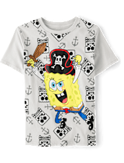 T-shirt graphique pirate Bob l'éponge™ pour garçon