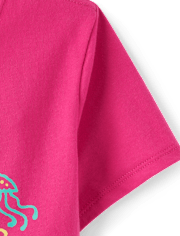 Girls SpongeBob SquarePantsâ¢ Skull And Crossbones Graphic Tee