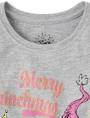 Girls Dr. Seuss The Grinchâ¢ Merry Grinchmas Graphic Tee