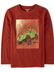 Boys Rock Crawler Truck Graphic Tee