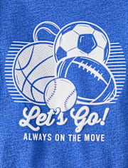 Baby And Toddler Boys Always On The Move Graphic Tee