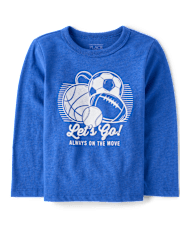 Baby And Toddler Boys Always On The Move Graphic Tee