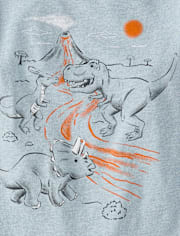 Baby And Toddler Boys Dino Mountain Graphic Tee