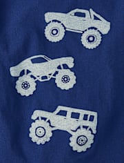 Baby And Toddler Boys Monster Truck Trio Graphic Tee