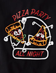 Boys Pizza Party Graphic Tee
