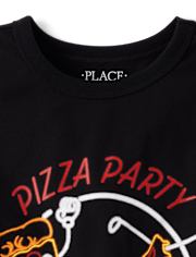 Boys Pizza Party Graphic Tee