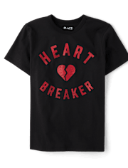 Boys Valentine's Day Heartbreaker Graphic Tee
