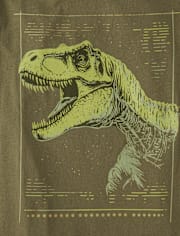 Boys Dino Profile Graphic Tee