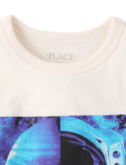 Boys Space Helmet Graphic Tee