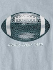 Boys Guard Every Yard Football Graphic Tee