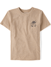 Boys Skater Burger Flip Graphic Tee