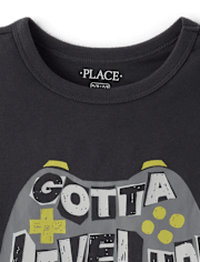 Boys Gotta Level Up Gamer Graphic Tee