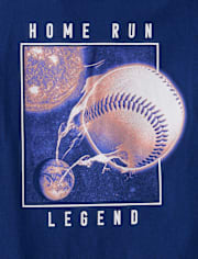 Boys Home Run Legend Baseball Graphic Tee