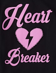 Girls Valentine's Day Heartbreaker Graphic Tee