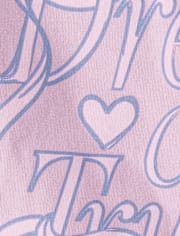 Girls Dreams Come True Ribbon Graphic Tee