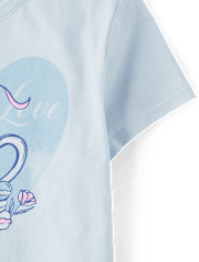 Girls Cocoa Amour Graphic Tee