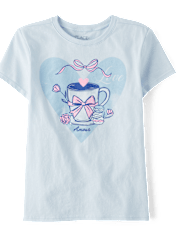 Girls Cocoa Amour Graphic Tee