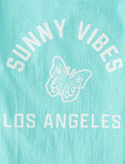 Girls Sunny Vibes Los Angeles Graphic Tee
