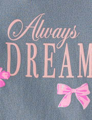 T-shirt graphique « Girls Always Dreaming »