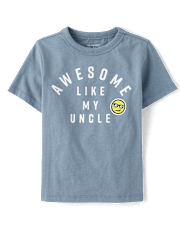 Baby And Toddler Boys Awesome Like My Uncle Graphic Tee