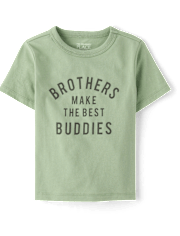 Baby And Toddler Boys Brothers Best Buddies Graphic Tee